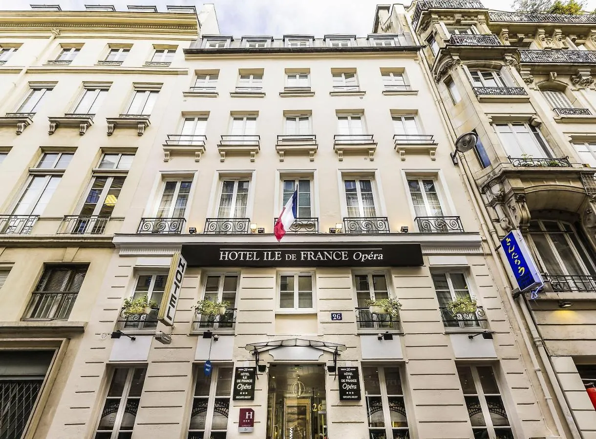 Otel Ile De France Opera Paris